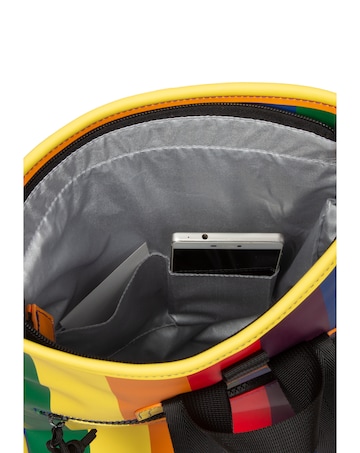 New Rebels Rainbow PU Rolltop Tablet Backpack Mini