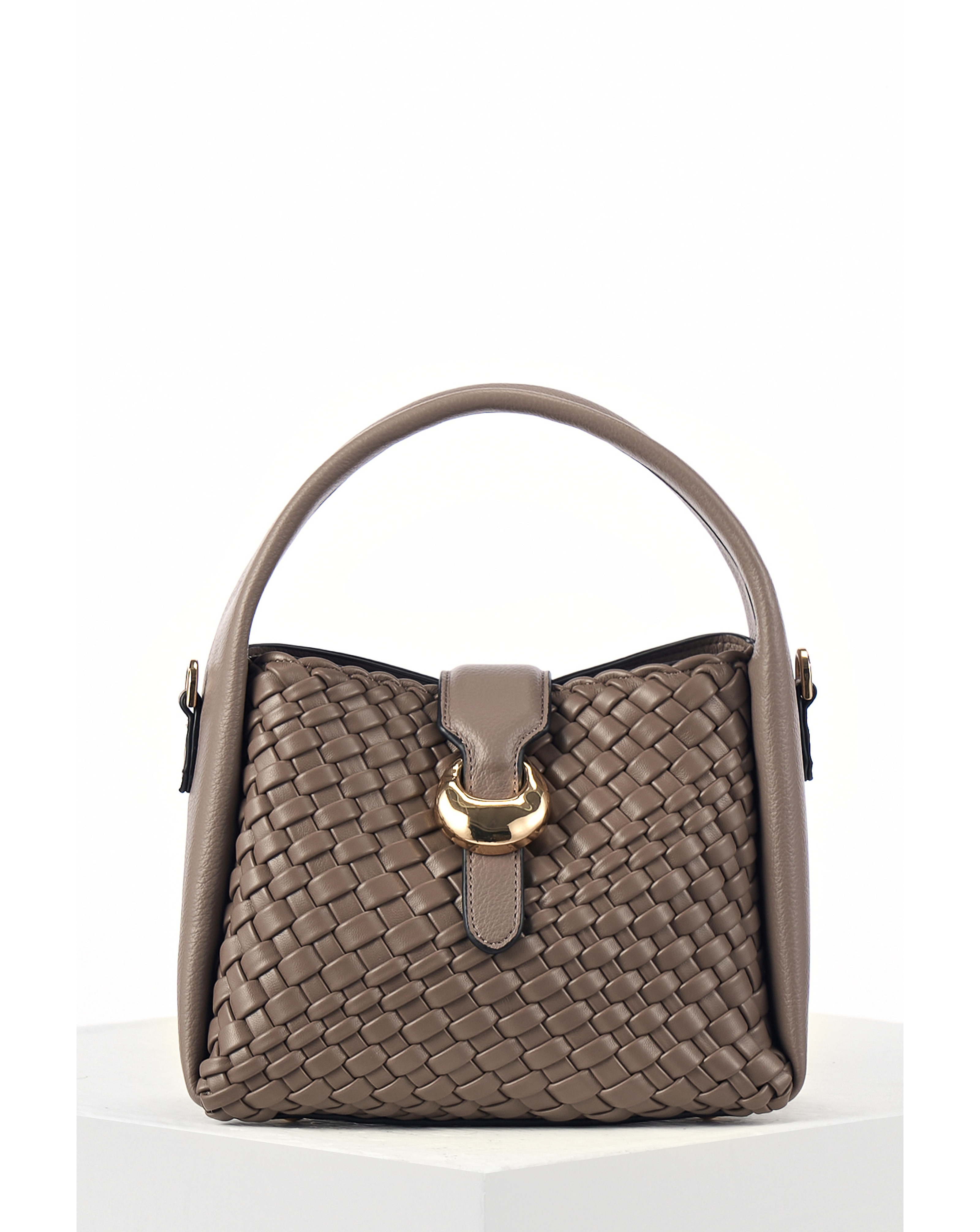 New In - Luella Grey Maggie Peat Weave Crossbody