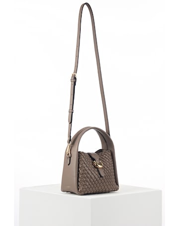 Luella Grey Maggie Peat Weave Crossbody