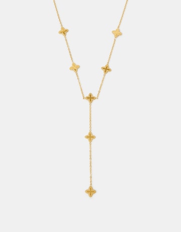 Accessorize Clover Lariat Necklace