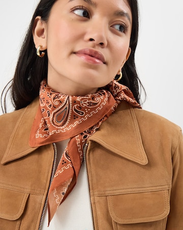 Accessorize Paisley Print Square Scarf