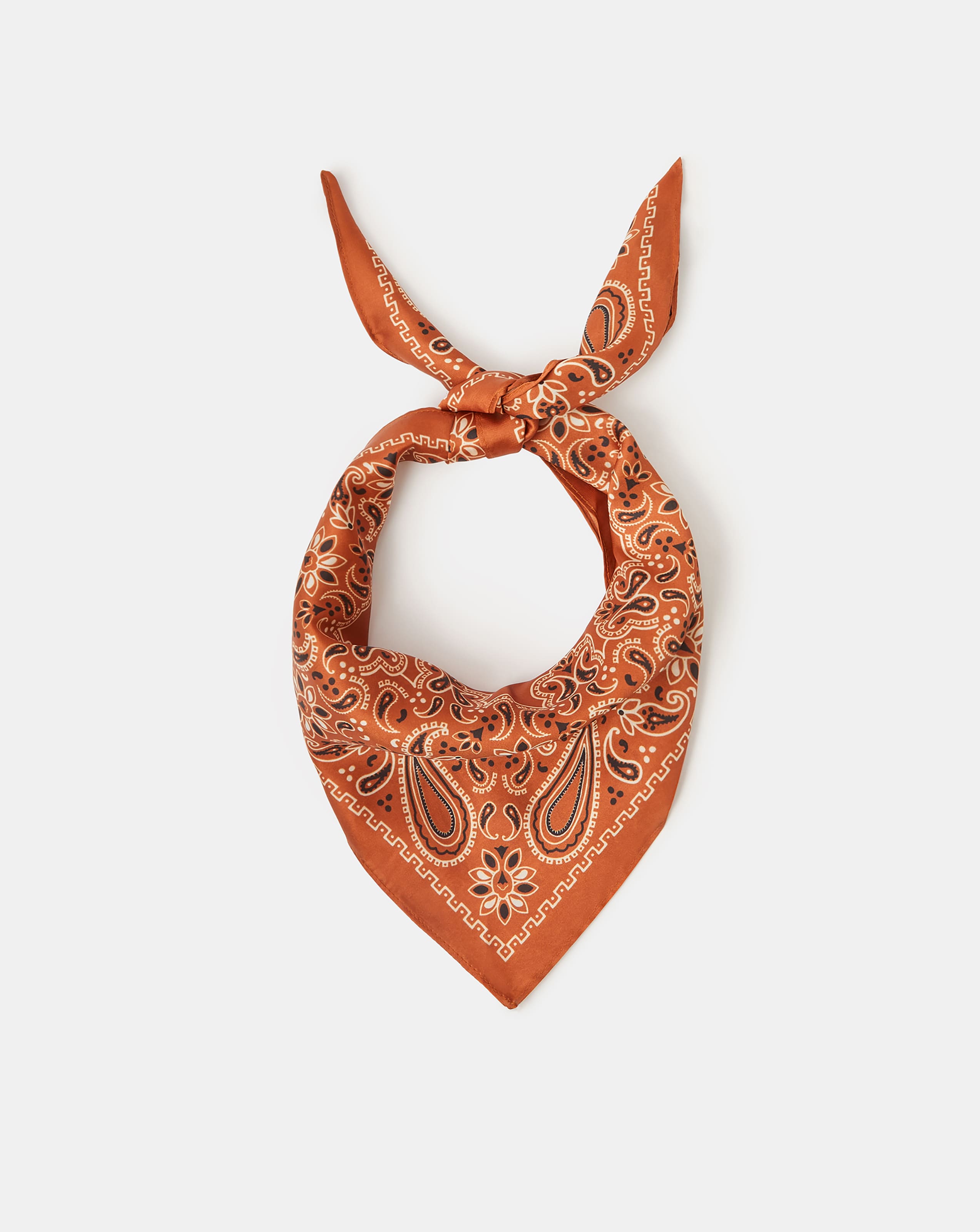 New In - Accessorize Paisley Print Square Scarf