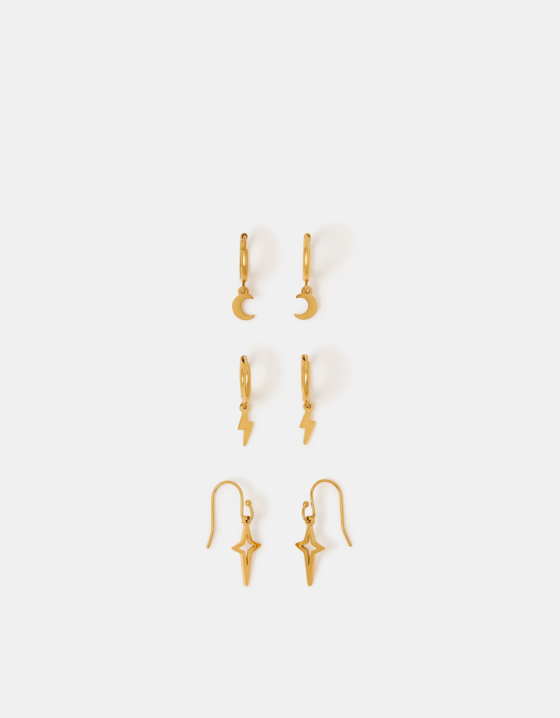 New In - Accessorize 3-Pack ST Earrings