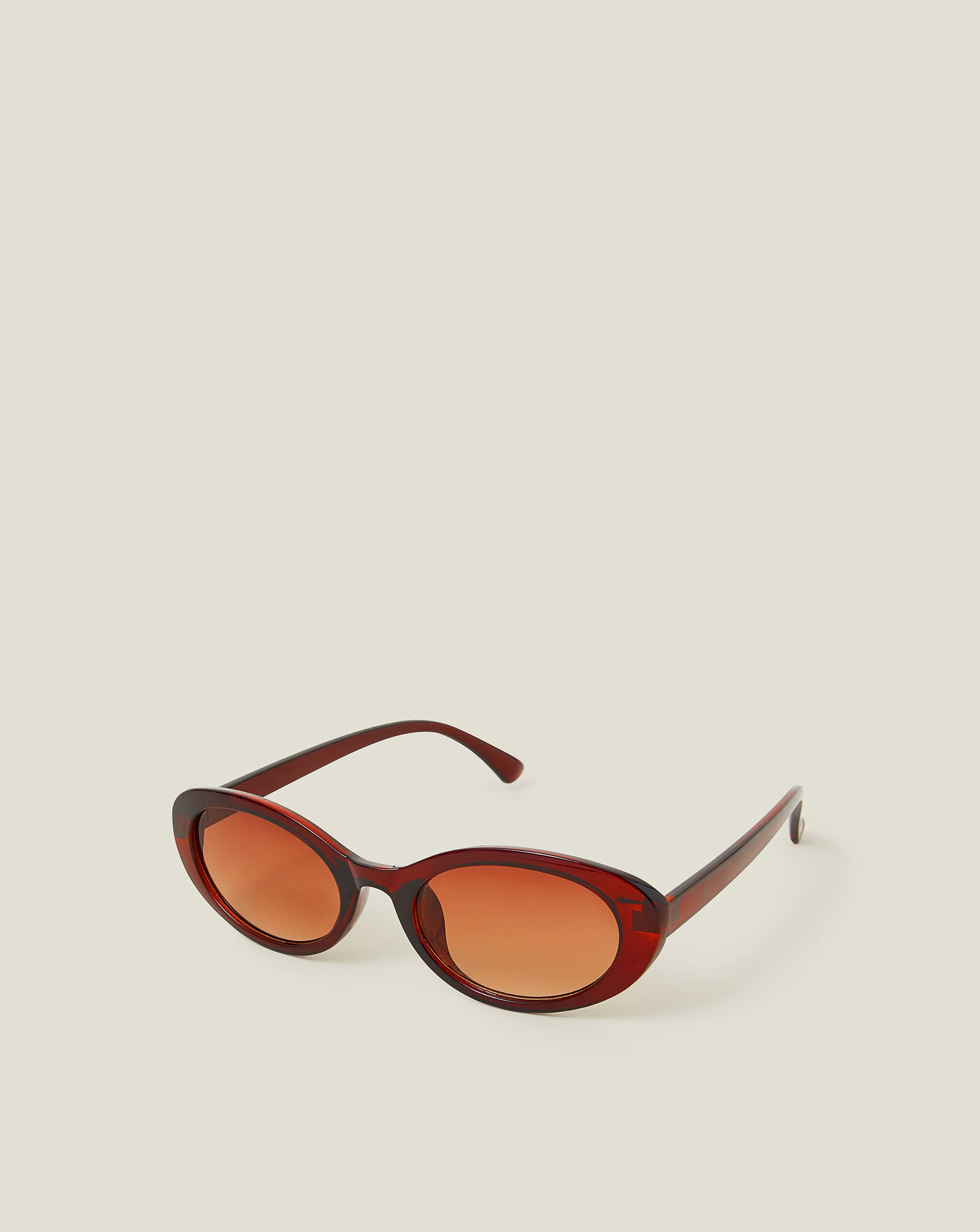 Accessorize Resin Oval Sunglasses