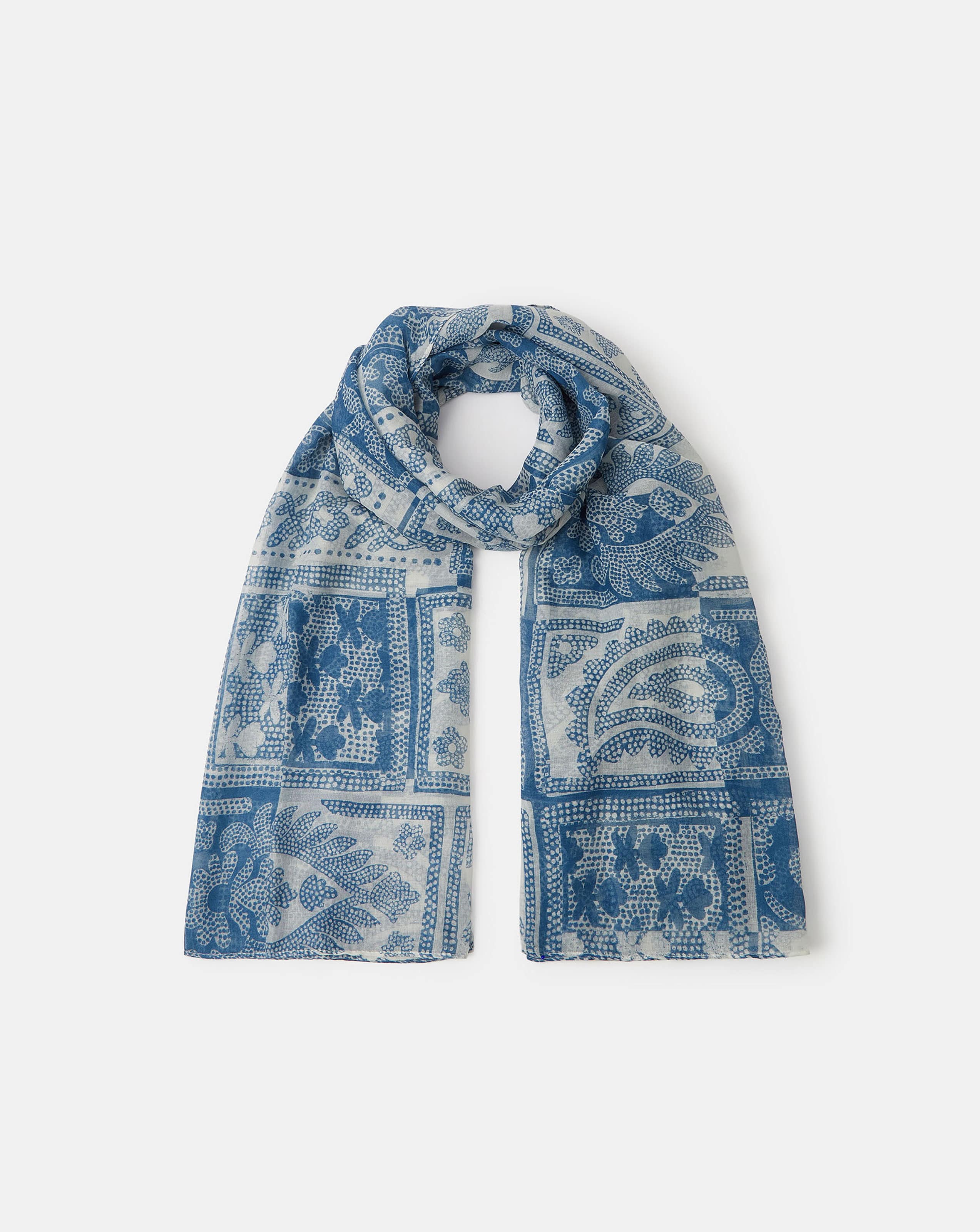 Accessorize Dotty Paisley Print Scarf