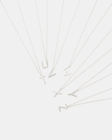 Accessorize Initial Pendant Necklace