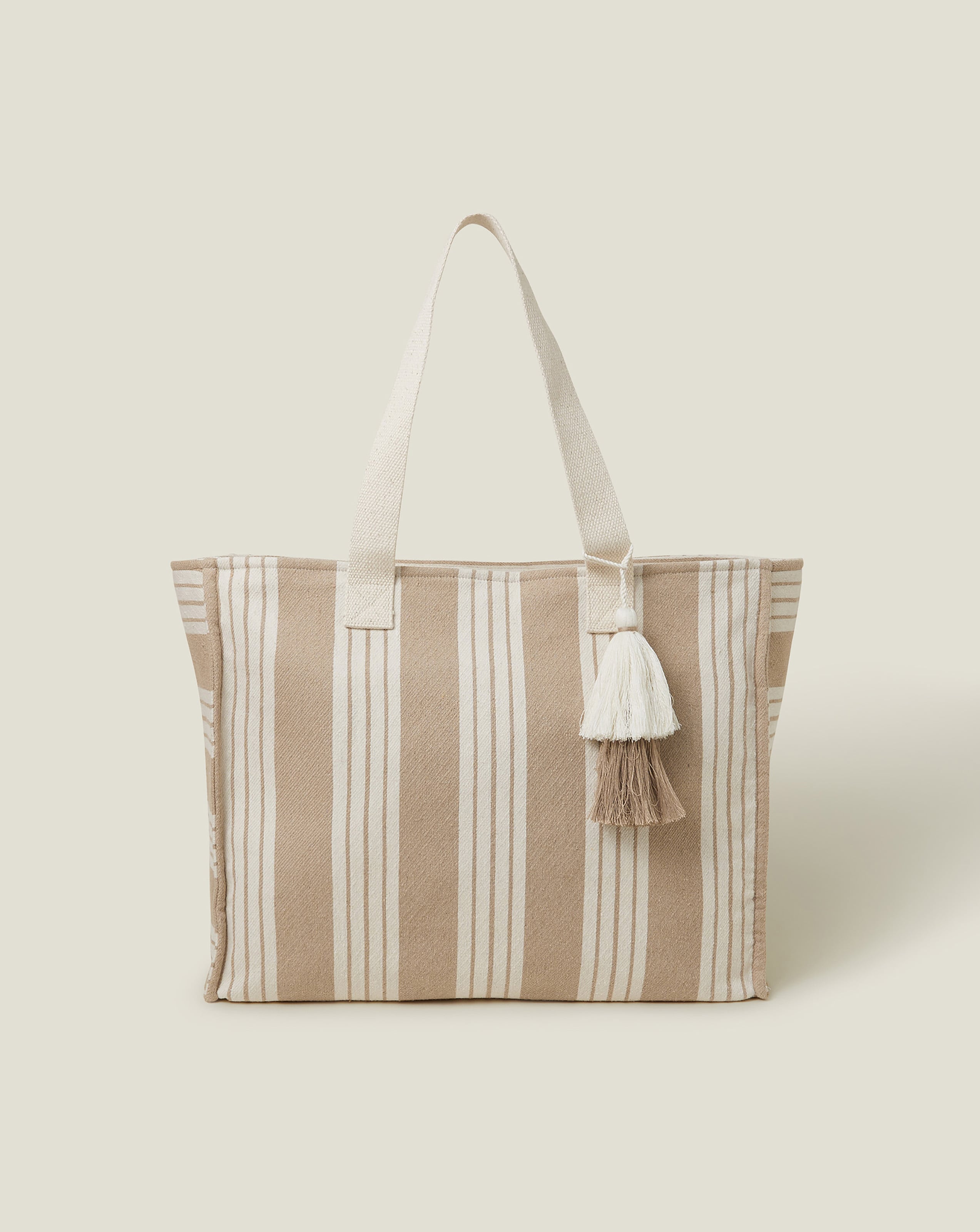 Accessorize Large Stripe Beach Bag