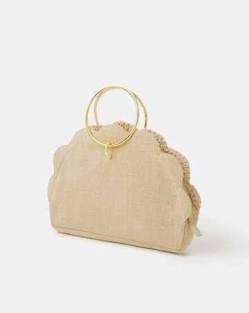 Accessorize Crochet Scallop Ring Bag