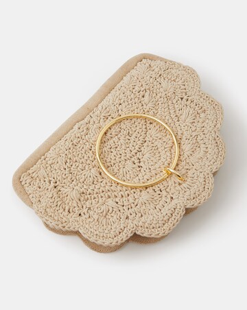 Accessorize Crochet Scallop Ring Bag