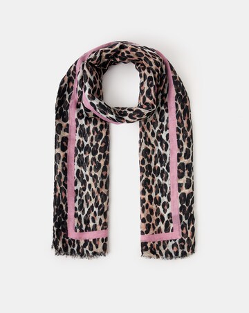 Accessorize Leopard Print Scarf