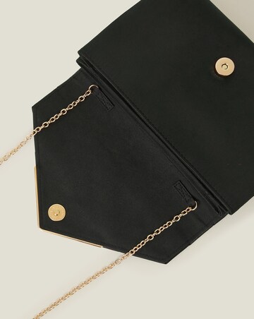 Accessorize Woven Satin Clutch Bag