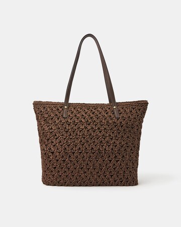 Accessorize Raffia Tote Bag