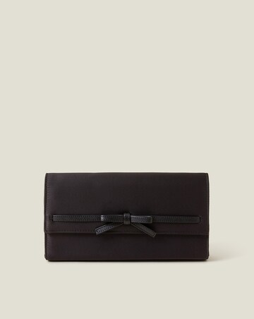 Accessorize Bow Satin Clutch Bag