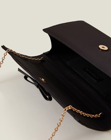 Accessorize Bow Satin Clutch Bag