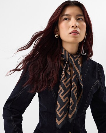 Accessorize Geometric Print Square Scarf