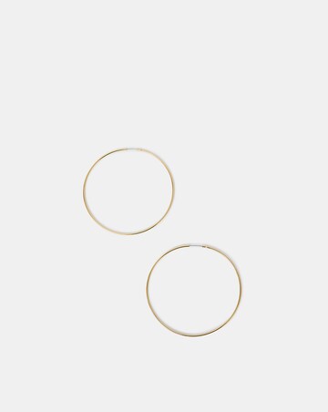 Accessorize Gold-Plated Large Thin Hoops