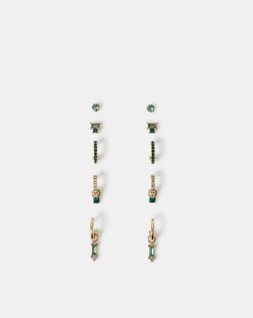 Accessorize Gemstone Earrings Gold