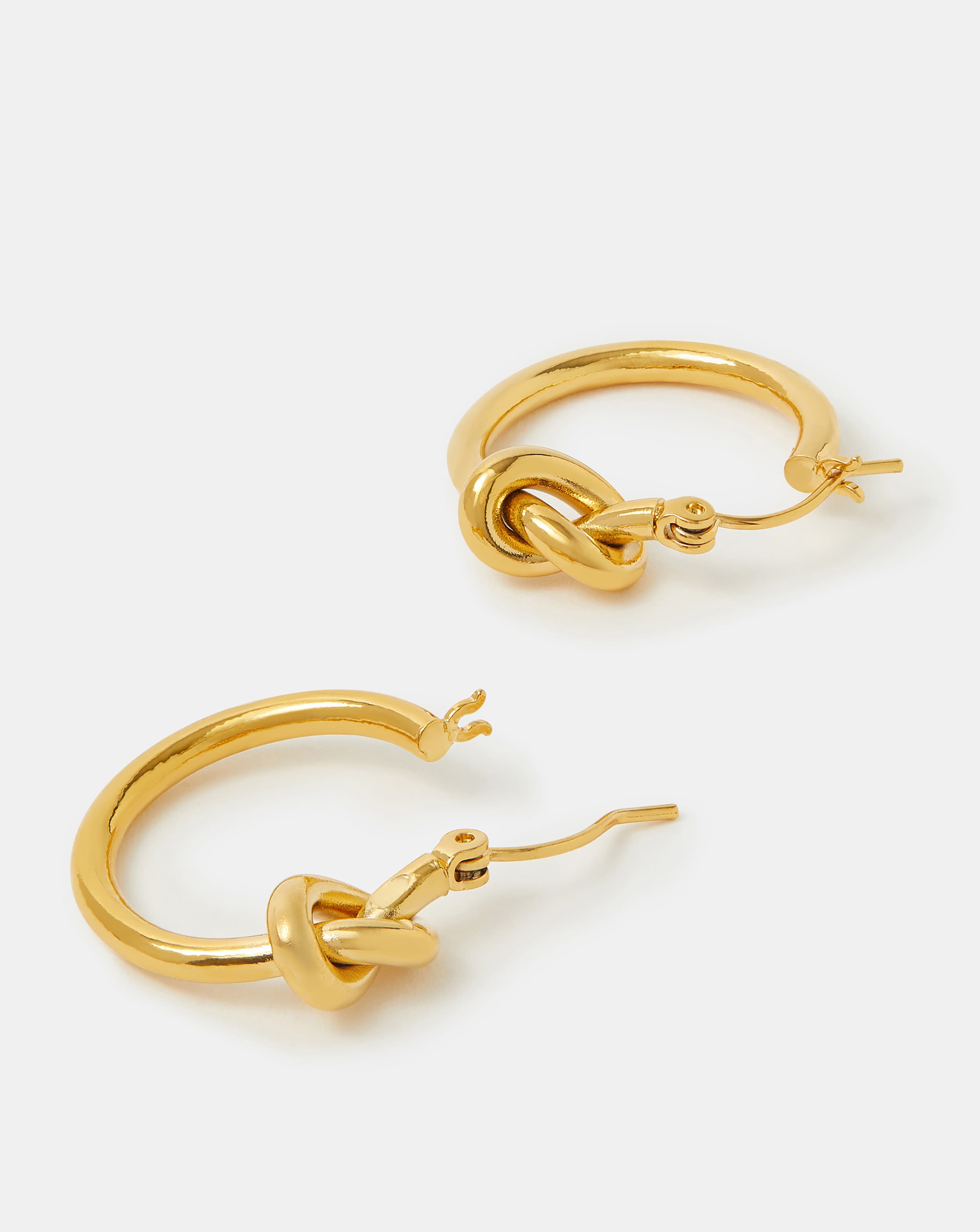 Accessorize Knot Hoop Earrings