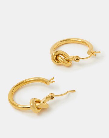 Accessorize Knot Hoop Earrings