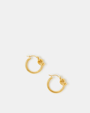 Accessorize Knot Hoop Earrings