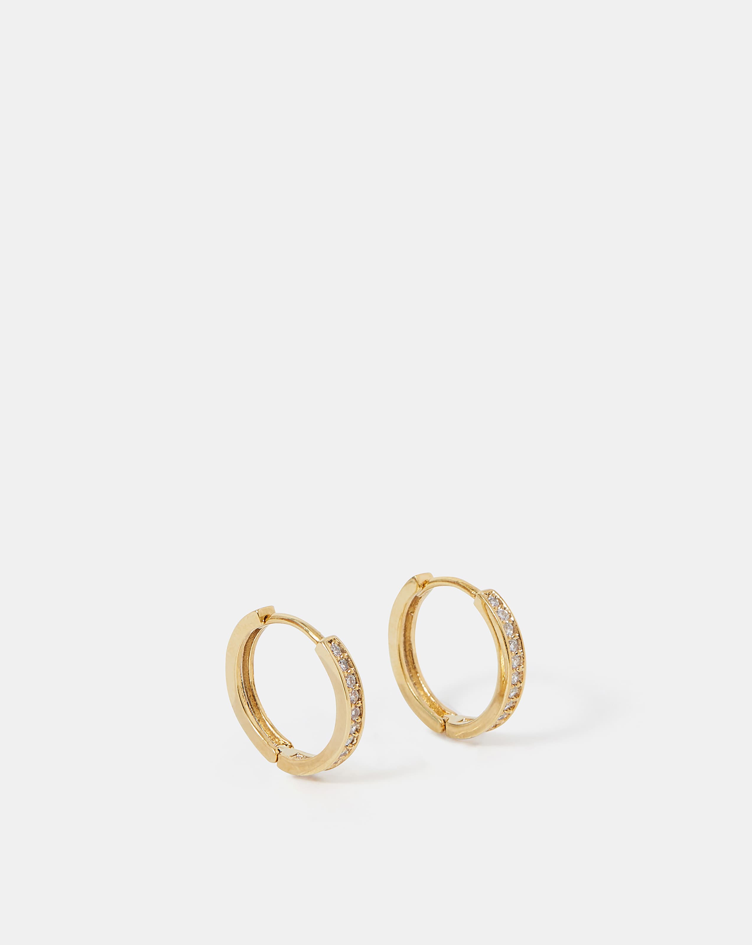 Accessorize Gold-Plated Hoop Earrings