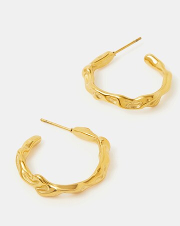 Accessorize Molten Hoop Earrings