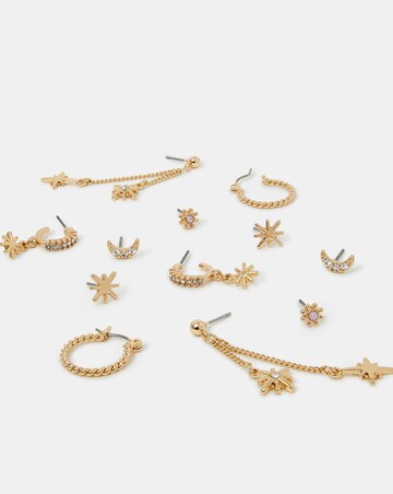 Accessorize Celestial Chain Stud Earring