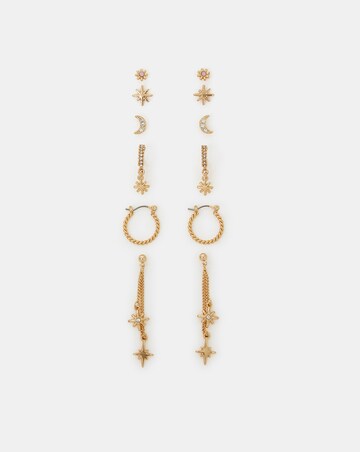Accessorize Celestial Chain Stud Earring