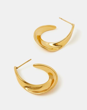 Accessorize Oval Twist Hoop Earrings