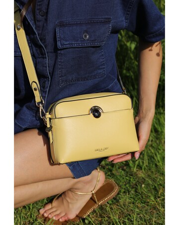 Luella Grey Sian Yellow Camera Crossbody