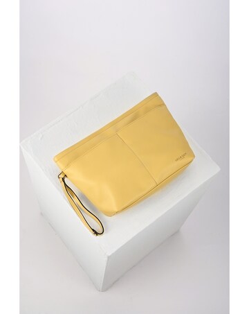 Luella Grey Saskia Yellow Woven Tote