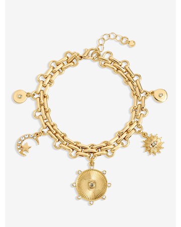 Mood Gold Plated Celestial Charm Bracelet