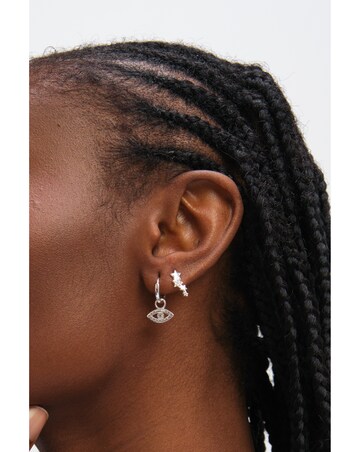 Inicio Sterling Silver Plated Celestial Earrings - Pack of 2