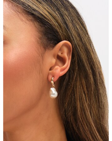 Mood Gold Plated Charm Pearl Earrings - Pack of 3