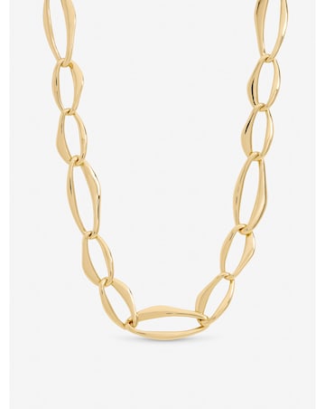 Mood Gold Plated Large Link Chain Necklace