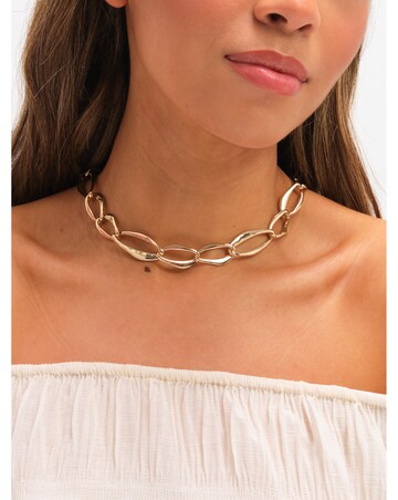 Mood Gold Plated Large Link Chain Necklace