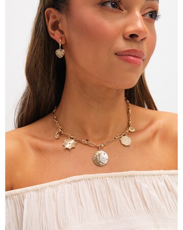 Mood Two Tone Celestial Charm Necklace