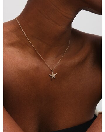 Jon Richard Gold Plated Pave and Pearl Starfish Trio Set - Gift Box