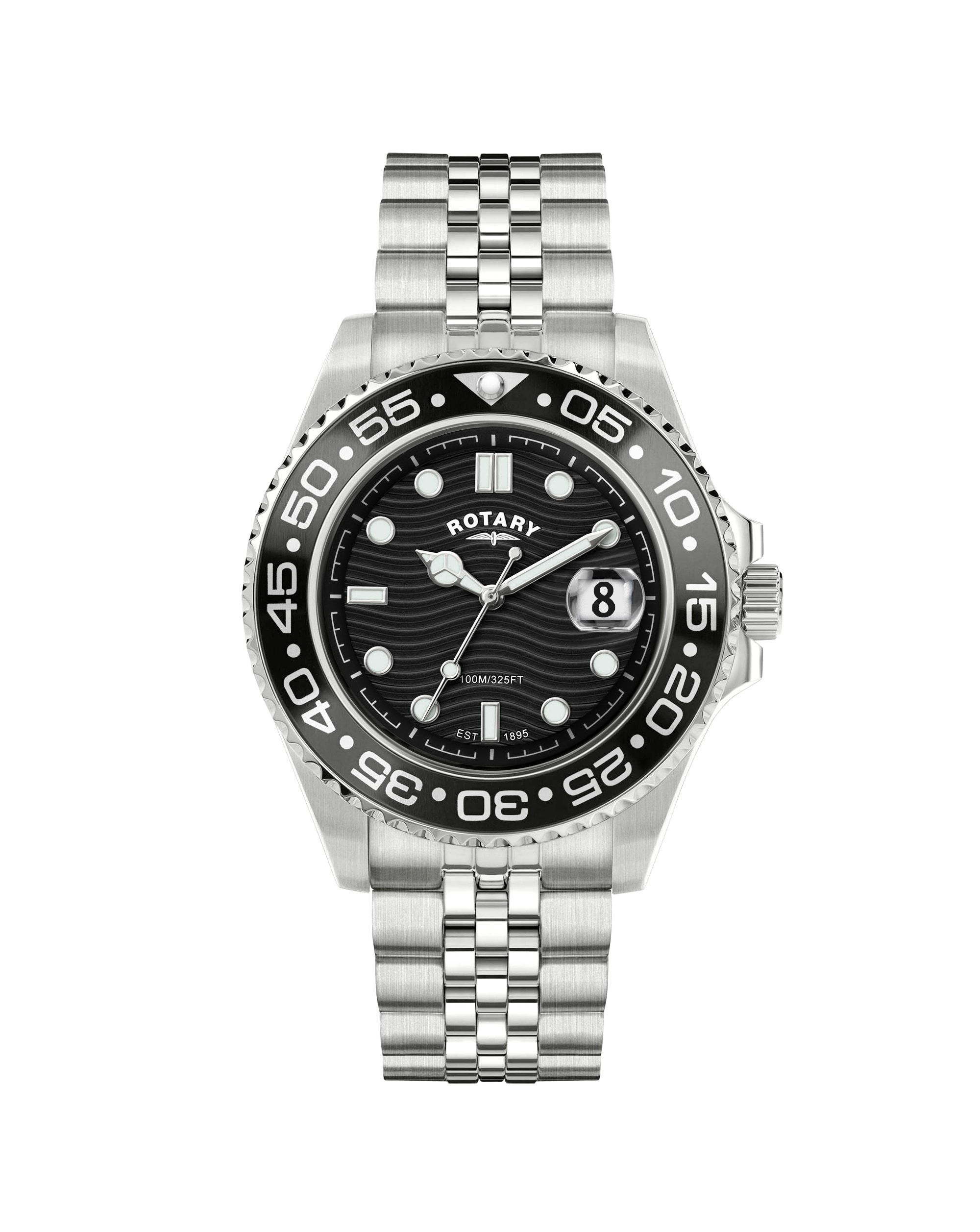New In - Rotary Men's Apex 100 Bracelet Watch