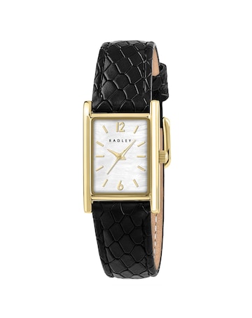 Radley Black Leather Strap Watch