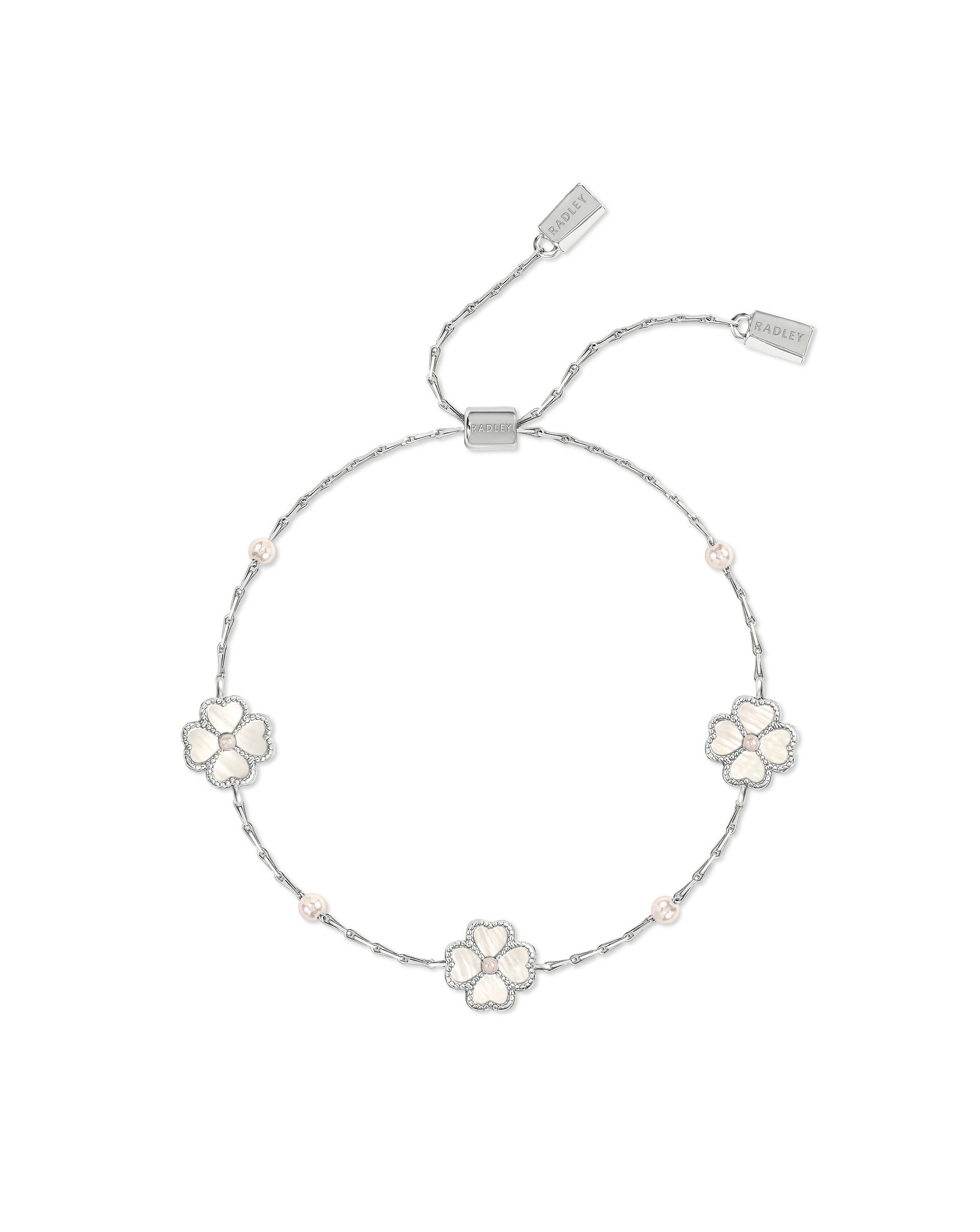 New In - Radley Silver & MOP Friendship Bracelet