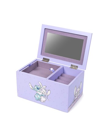 Stitch & Angel Purple Jewellery Box