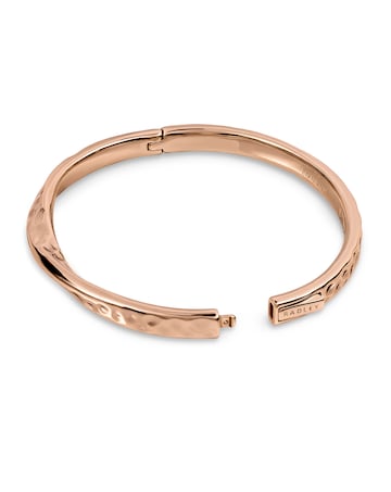 Radley Rose Gold Plated Hammer Bangle