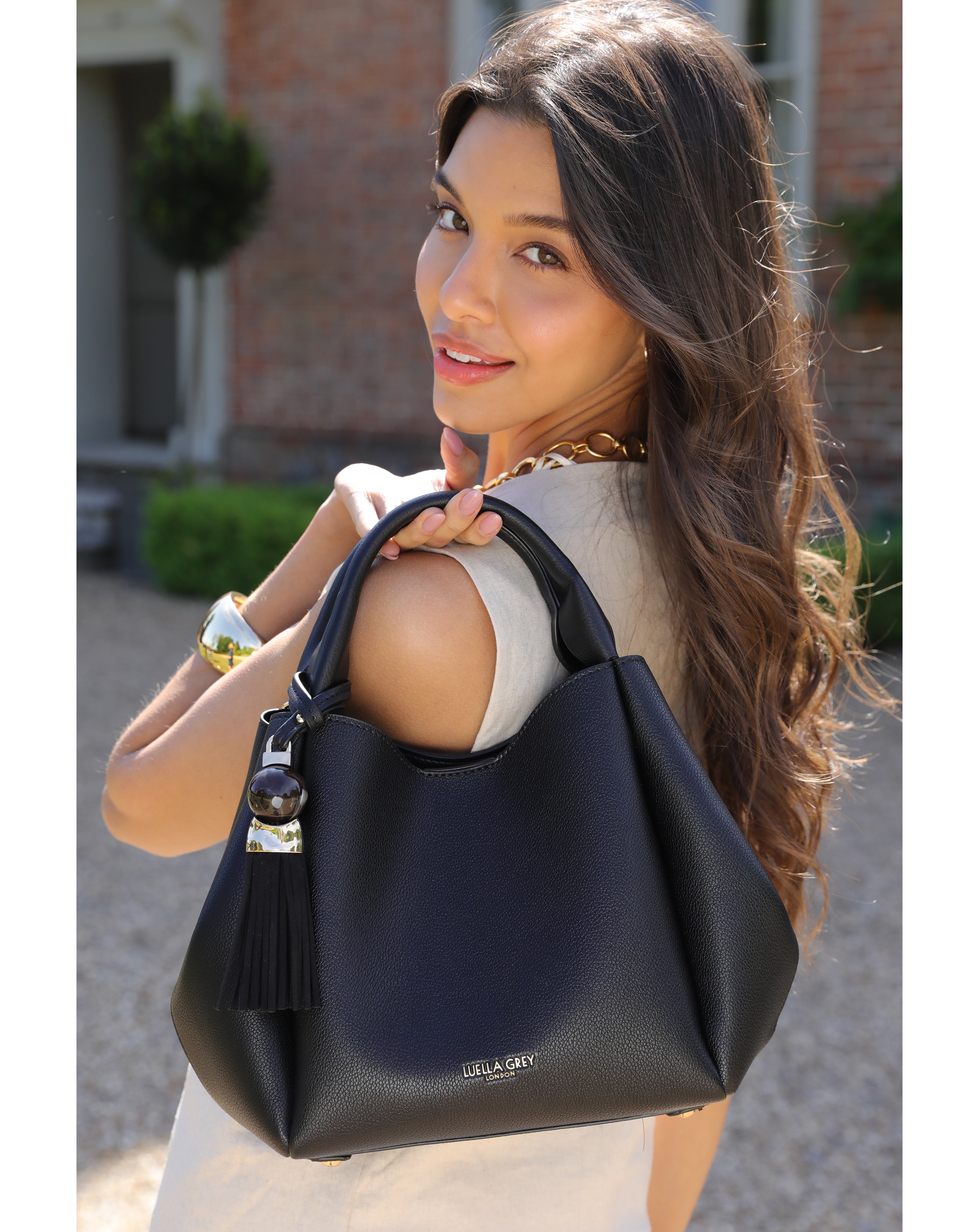 New In - Luella Grey Adele Black Crossbody
