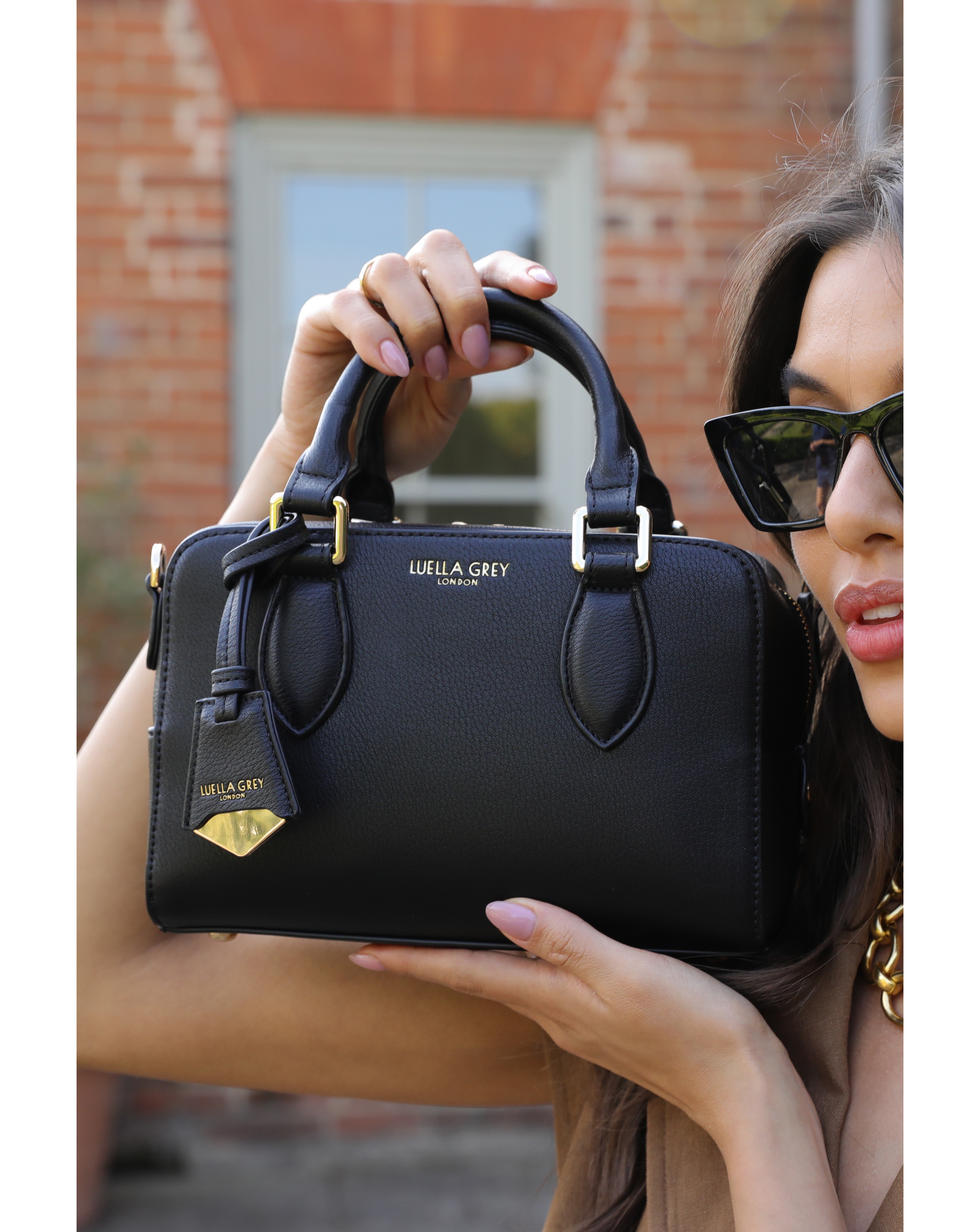 New In - Luella Grey Lilian Black Crossbody