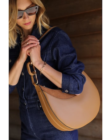 Luella Grey  Thelma Camel Scoop Hobo