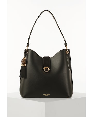 Luella Grey  Andrea Black Hobo Tote