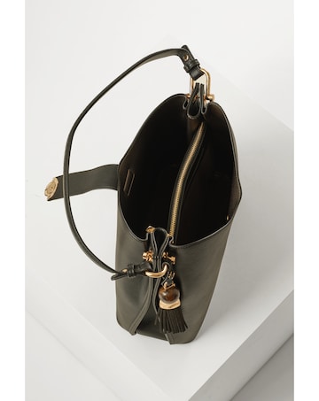 Luella Grey  Andrea Black Hobo Tote