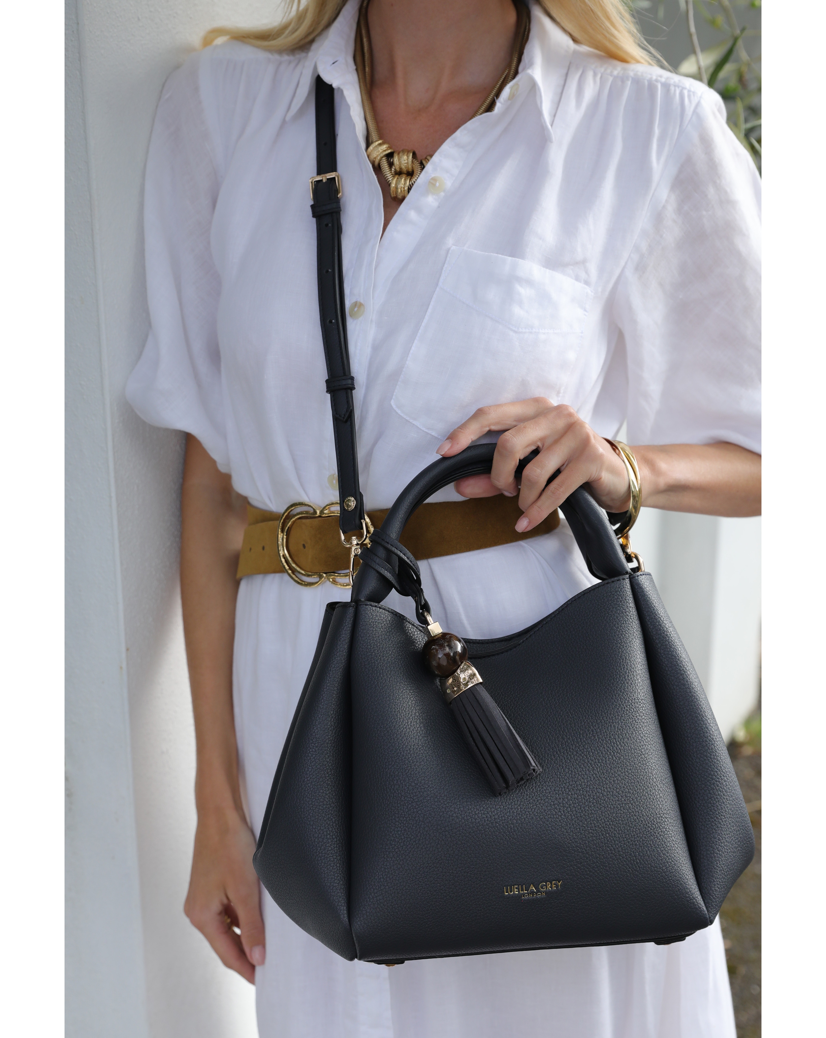 Luella Grey Adele Navy Crossbody
