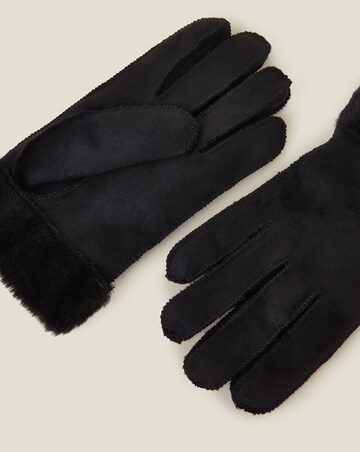 Faux Sheepskin Lined Gloves
